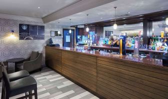 Hotel bar at the DoubleTree by Hilton Bristol North.