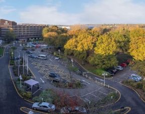 Parking area at the Hilton Birmingham Metropole. 