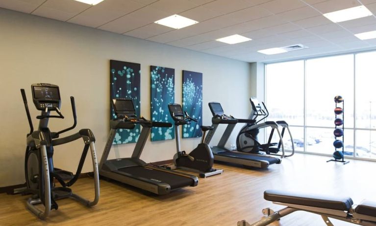 Fitness center available at AC Hotel Cincinnati At Liberty Center.