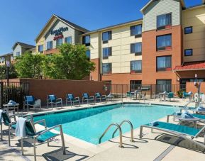 Refreshing outdoor pool at TownePlace Suites By Marriott Shreveport-Bossier City.