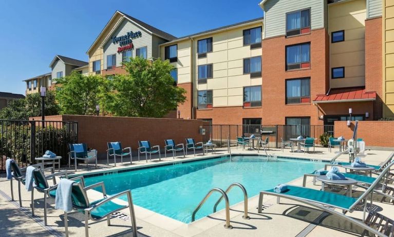 Refreshing outdoor pool at TownePlace Suites By Marriott Shreveport-Bossier City.