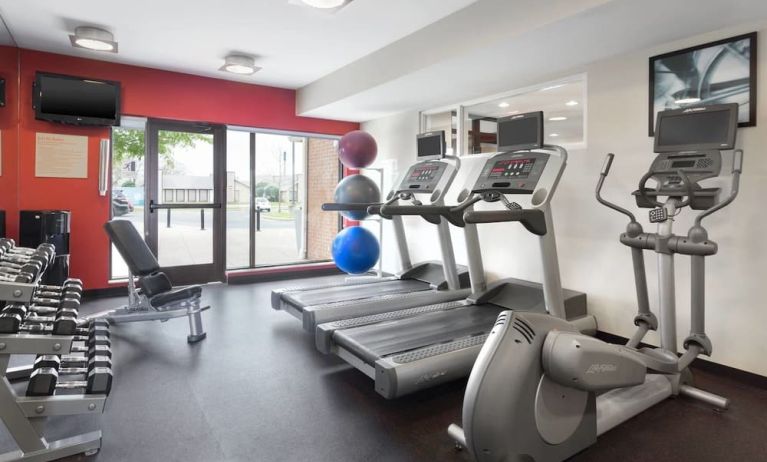 Fitness center available at TownePlace Suites By Marriott Shreveport-Bossier City.