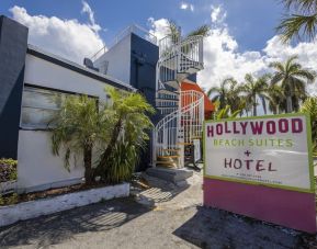 Hotel exterior at Hollywood Beach Suites, A South Beach Group Hotel.