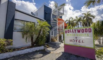 Hotel exterior at Hollywood Beach Suites, A South Beach Group Hotel.