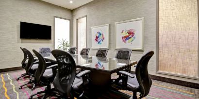 Professional meeting room at Fairfield By Marriott Guelph.