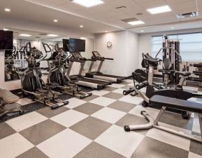 Fitness center fully equipped at Executive Residency By Best Western.