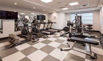 Fitness center fully equipped at Executive Residency By Best Western.