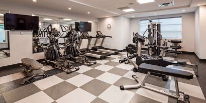 Fitness center fully equipped at Executive Residency By Best Western.