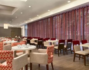 Dining area at the Double Tree Toronto Airport West.