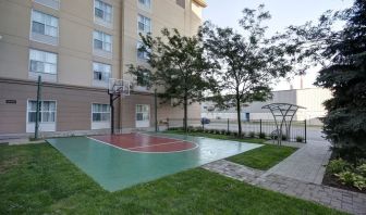 Outdoor play area at Homewood Suites By Hilton Burlington.