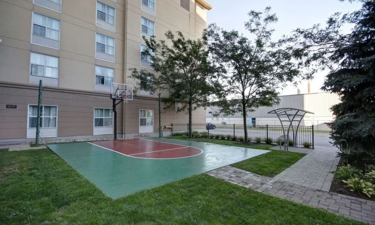 Outdoor play area at Homewood Suites By Hilton Burlington.