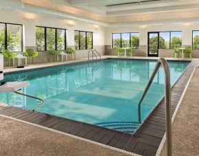 Refreshing indoor pool at Hampton Inn Chicago O`Hare.