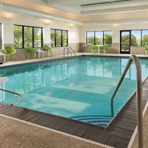 Refreshing indoor pool at Hampton Inn Chicago O`Hare.