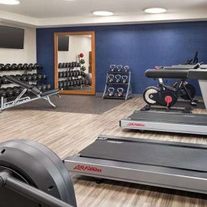 Fitness center available at Hampton Inn Chicago O`Hare.