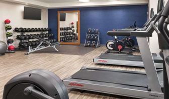 Fitness center available at Hampton Inn Chicago O`Hare.