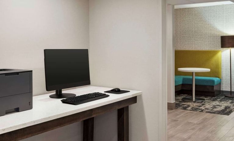 Business center available at Hampton Inn Chicago O`Hare.