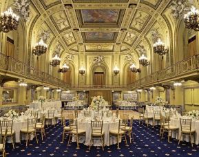 Banquet hall at Congress Plaza Hotel.