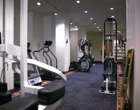 Fitness center available at Congress Plaza Hotel.