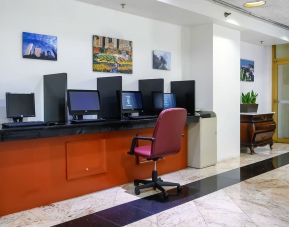 Business center available at Congress Plaza Hotel.