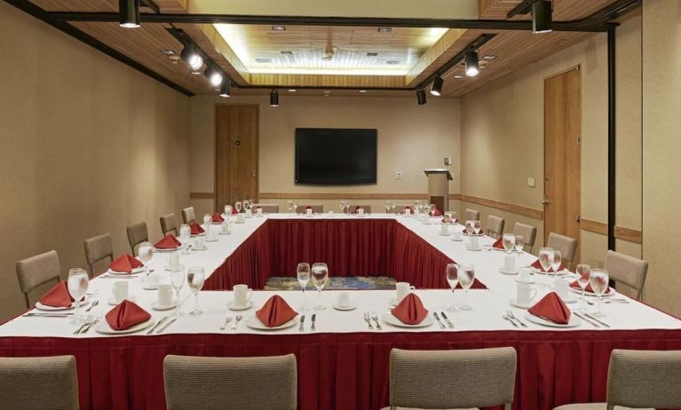 Meeting room available at Miami International Airport Hotel.