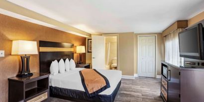 Spacious day use room at Best Western Plus Newark Airport West.