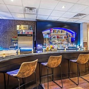 Hotel bar at Best Western Plus Newark Airport West.