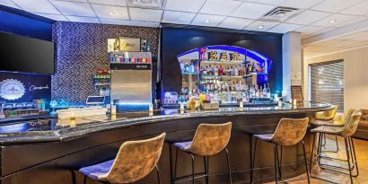 Hotel bar at Best Western Plus Newark Airport West.