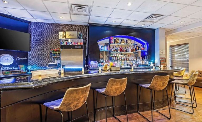 Hotel bar at Best Western Plus Newark Airport West.