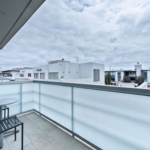 Balcony view from day use room at Shade Hotel Manhattan Beach.