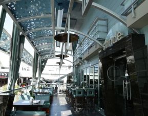 Terrace perfect for coworking at Shade Hotel Manhattan Beach.