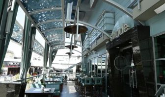 Terrace perfect for coworking at Shade Hotel Manhattan Beach.