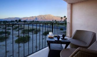 View from the balcony of day use room at Aqua Soleil Hotel & Mineral Water Spa.