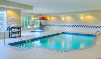 Relaxing indoor pool at Hilton Garden Inn Toronto/Burlington.