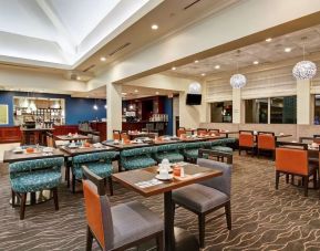 Dining area at Hilton Garden Inn Toronto/Burlington.