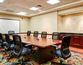 Professional meeting room with ergonomic chairs at Hilton Garden Inn Toronto/Burlington.