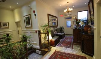 Hotel interior with lounge area at Parc Suites Hotel.