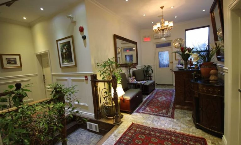 Hotel interior with lounge area at Parc Suites Hotel.