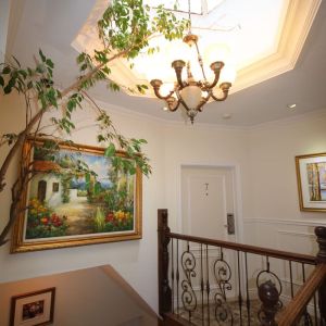 Hotel interior with lounge area at Parc Suites Hotel.