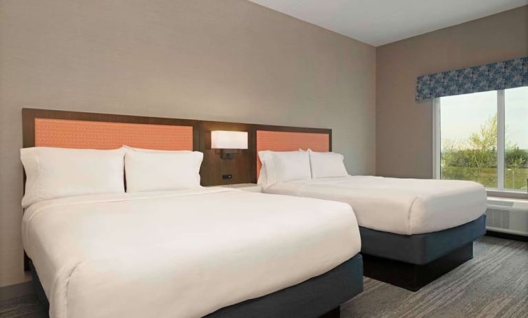 Bright day use twin room at Hampton Inn By Hilton Port Hope.