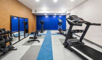 Well equipped fitness center at Comfort Inn & Suites Barrie.