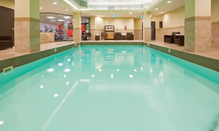 Heated indoor pool at The Hollis Halifax - A DoubleTree Suites By Hilton.