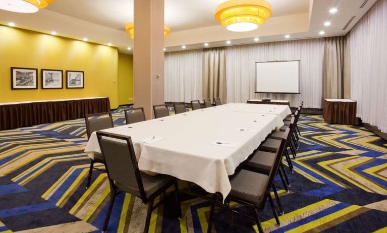 Professional meeting room at The Hollis Halifax - A DoubleTree Suites By Hilton.