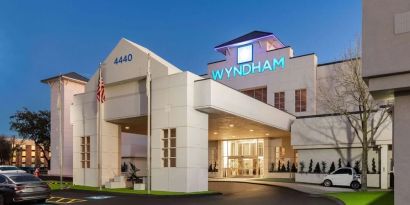 Hotel exterior at Wyndham DFW Airport