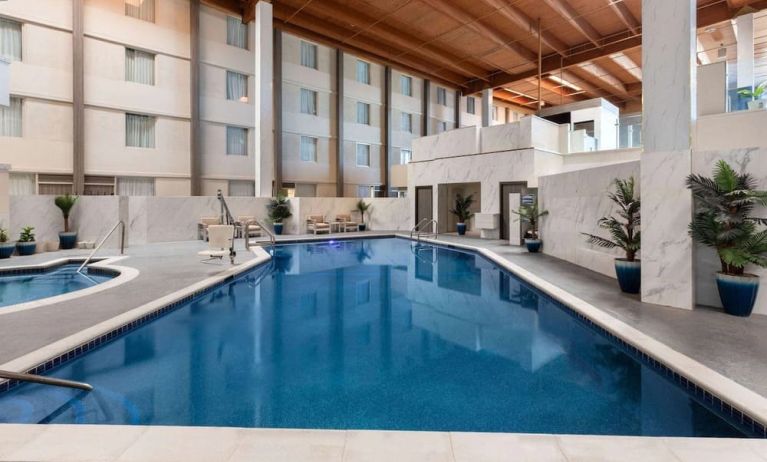 Spacious pool at Wyndham DFW Airport.