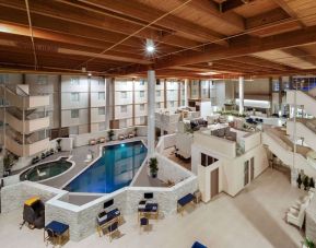 Pool area at Wyndham DFW Airport.