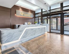 Reception area at Ly New York Hotel.