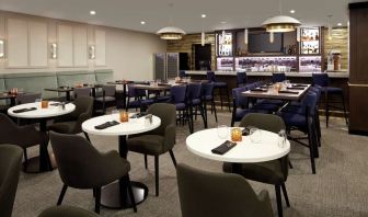 Dining area at DoubleTree By Hilton Montreal Airport.