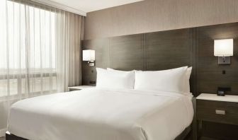 Bright day use room at the Embassy Suites by Hilton Montreal Airport.