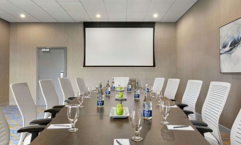 Professional meeting room at the Embassy Suites by Hilton Montreal Airport.