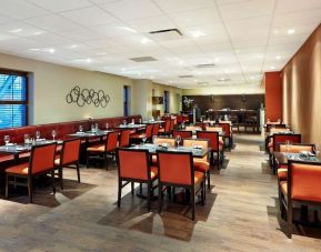 Dining area at the Hilton Saint John.